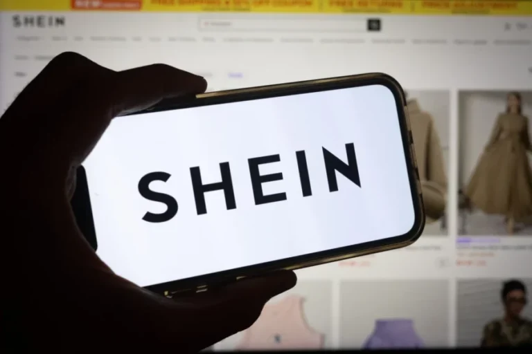 SHEIN displayed on a phone screen
