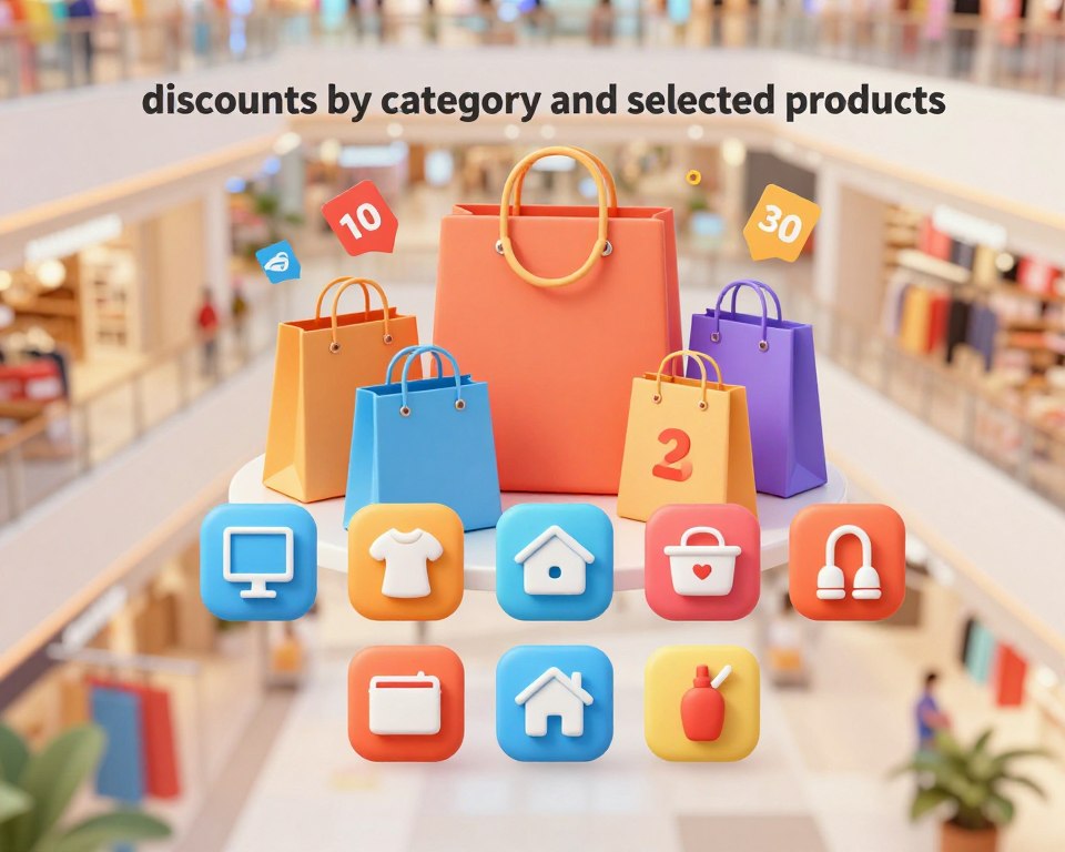 descontos por categoria e produtos selecionados descontos por categoria e produtos selecionados