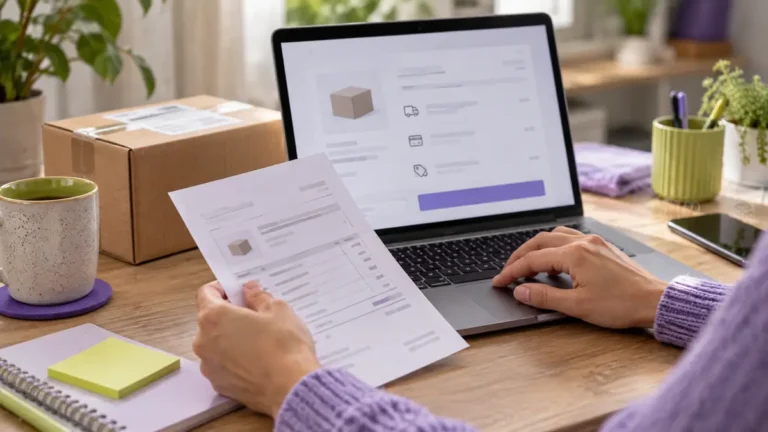 Checking offer details before an online order